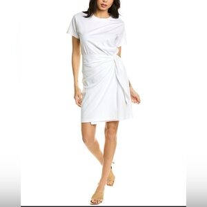 ✨ Vince Short Sleeve Waist-Tie Dress | White | Size S